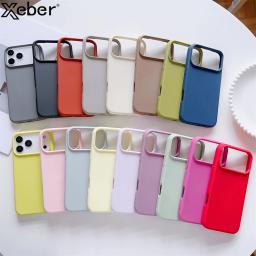 Soft Skin Feeling TPU Cover for iPhone 11 12 13 14 15 Pro Max Liquid Silicone Case for iPhone 17 16 Pro Max Air Shockproof Shell