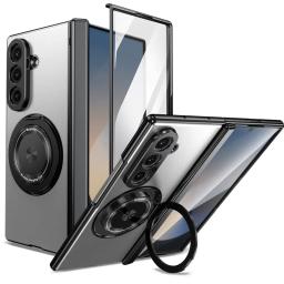 Magsafe Magnetic Phone Case 360°Full Screen Protect Case For Samsung Galaxy Z Fold 7 6 5 4 3 SE W25 Fold7 5G Ring Holder Cover