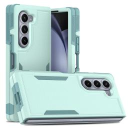 Military Shockproof Armour Phone Case for Samsung Z Fold 7 6 5 4 Fold6 Fold4 ZFold6 ZFold4 Double Layer Protective Back Cover