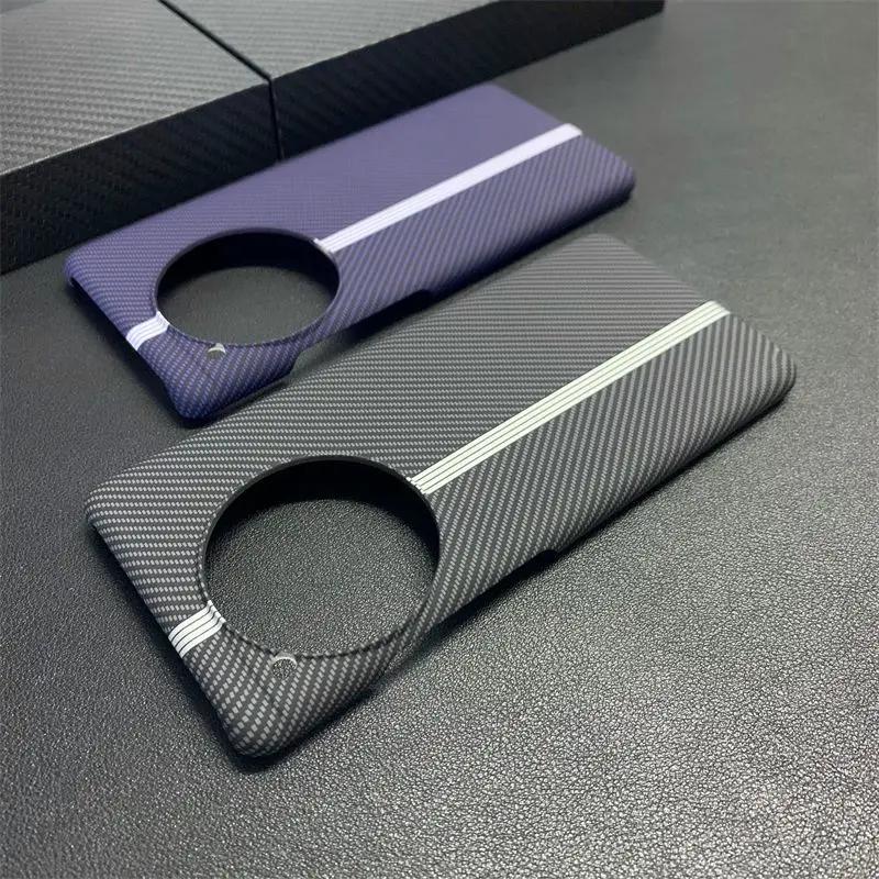 For OnePlus 12 12R Case Hard carbon fibre Slim Protective Back Cover Cases For OnePlus 11 11R One Plus 12 12R 1+12 Phone Shell