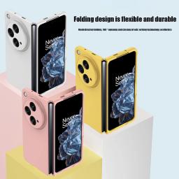 For Oneplus Open Case 7.82 inch Skin-feel Matte Shockproof Hard Plastic Cover for Oppo Find N3 Folding Shockproof Phone Case