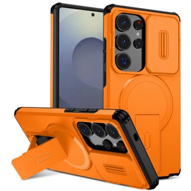 Armor For Magsafe Bracket Stand Holder Case For Samsung Galaxy S26 Ultra S26 Plus 5G Shockproof Magnetic Wirelesss Charge Cover