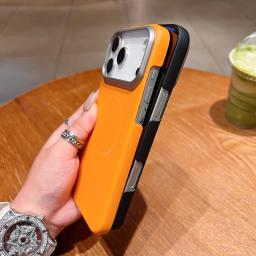Matte Solid PC For Magsafe Magnetic Phone Case For iPhone 17 Air 16 15 14 13 12 11 Plus Pro Max Silicone Frame Shockproof Cover