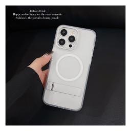 Revolutionary Magnetic Frosted Aluminium Alloy Stand Mag-Safe Phone Case for iPhone 13/14/15 Pro/Pro Max (5 Colours)
