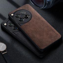 Premium Luxury leather Phone Case for Oneplus 12 11 10 9 8 7 7T Pro 6 6T 11R 10T 9R 9RT Retro Business Style Solid color cover