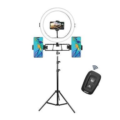 Tygot Rl-221 Professional Led Ring Light With Tripod Stand & Bluetooth Remote For Mobile Phones & Camera, 3 Temperature Mode Dimmable Lighting, Photo-Shoot, Video Shoot, Makeup