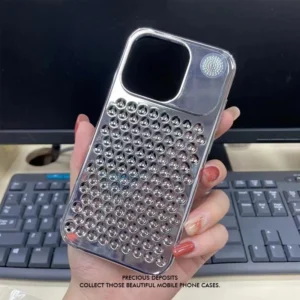 kf-Sd8690774b5294c60a63191b32a0bf6a5R-Phone-Case-for-iPhone-Electroplated-Frame-Honeycomb-Mesh-Ventilate-Cover-Heat-Dissipation-15-Pro-15-Pro