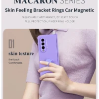 Matte Frosted Car Magnetic With Screen Protector Fashion Phone Case For Samsung Galaxy Z Fold5 Fold4 Fold3 Fold2 Protective Case Featured