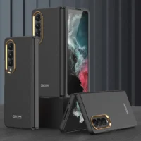 Shockproof Armor Stand Case For Samsung Galaxy Z Fold 4 Funda Bracket Hard Case For Fold 4 Folding Cover Full Lens Protect Shell Featured Shockproof Armor Stand Case For Samsung Galaxy Z Fold 4 Funda Bracket Hard Case For Fold 4 Folding Cover Full Lens Protect Shell Featured