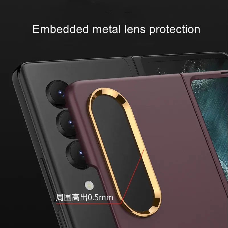 Shockproof Armor Stand Case For Samsung Galaxy Z Fold 4 Funda Bracket Hard Case For Fold 4 Folding Cover Full Lens Protect Shell Gallery 4 Shockproof Armor Stand Case For Samsung Galaxy Z Fold 4 Funda Bracket Hard Case For Fold 4 Folding Cover Full Lens Protect Shell Gallery 4