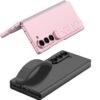 Ultra Thin Case/Cover With Silicone Band & Front Glass Protector For Samsung Galaxy Z Fold6 / Galaxy Fold 6 Case Cover -