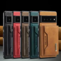 2 In 1 Detachable Leather Cards Holder Wallet Cover For Samsung Galaxy Z Fold 6 5 4 5g Fold4 Fold3 Magnetic Card Bag Stand Case Featured