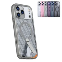 Breathable For Magsafe Stand Case For Iphone 17 Air 16 15 14 13 12 Pro Max 11 Plus 16e Se4 17pro Magnetic Cooling Rugged Cover Featured