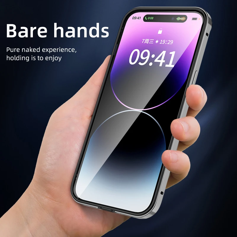 Bumper Case For Iphone 16 Pro Max 14 Plus 13 12 Mini 11 12pro 15pro 14pro Iphone15 15plus Metal Titanium Gray Phone Accessories Gallery 4 Bumper Case For Iphone 16 Pro Max 14 Plus 13 12 Mini 11 12pro 15pro 14pro Iphone15 15plus Metal Titanium Gray Phone Accessories Gallery 4