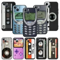 Case For Apple Iphone 13 14 15 11 12 Pro 7 Xr X Xs Max 8 Plus Se 2022 Phone Cover Shell Magnetic Radio Tape Cassette Featured
