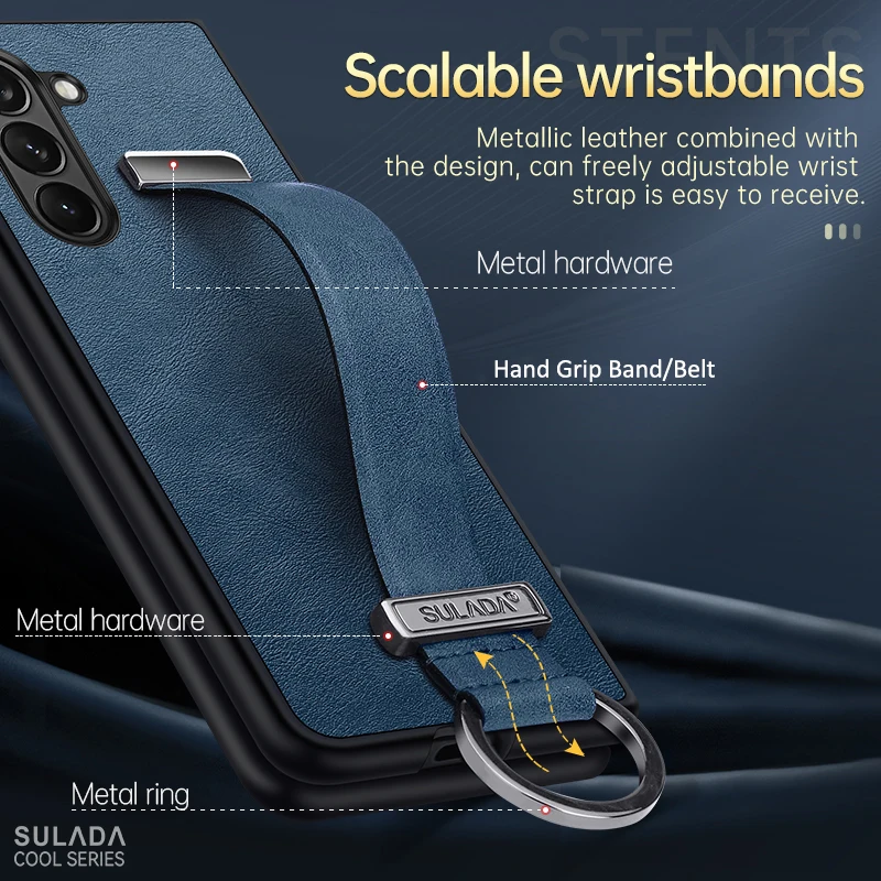 Finger Hand Grip Band Belt Strap Case For Samsung Galaxy Z Fold6 Fold5 Fold4 Fold 6 5 4 Business Pu Leather Protector Shell Gallery 1 Finger Hand Grip Band Belt Strap Case For Samsung Galaxy Z Fold6 Fold5 Fold4 Fold 6 5 4 Business Pu Leather Protector Shell Gallery 1