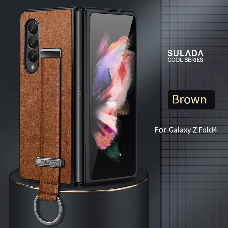 Finger Hand Grip Band Belt Strap Case For Samsung Galaxy Z Fold6 Fold5 Fold4 Fold 6 5 4 Business Pu Leather Protector Shell Gallery 5 Finger Hand Grip Band Belt Strap Case For Samsung Galaxy Z Fold6 Fold5 Fold4 Fold 6 5 4 Business Pu Leather Protector Shell Gallery 5