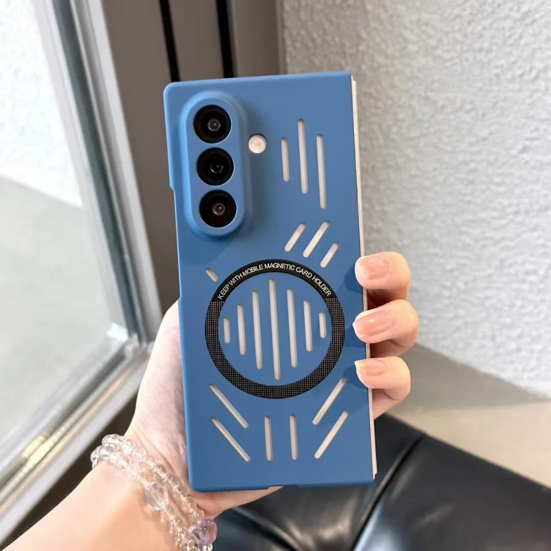 For Magsafe Z Fold7 Case Hollow Heat Dissipation Ultra Thin Case For Samsung Galaxy Z Fold 7 6 5 4 Fold6 Magnetic Hard Pc Cover Gallery 2 For Magsafe Z Fold7 Case Hollow Heat Dissipation Ultra Thin Case For Samsung Galaxy Z Fold 7 6 5 4 Fold6 Magnetic Hard Pc Cover Gallery 2