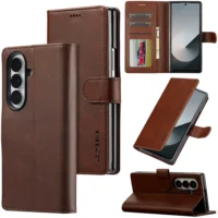 For Samsung Galaxy Z Fold 7 6 5 4 3 Fold7 Fold6 Fold5 Fold4 Fold3 5g Wallet Case With Card Holder Flip Book Pu Leather Cover Featured