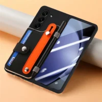 For Samsung Galaxy Z Fold 7 6 5 Fold7 5g Card Slot Wallet Case With Pen Holder Screen Protector Wrist Strap Coverno Pen Featured For Samsung Galaxy Z Fold 7 6 5 Fold7 5g Card Slot Wallet Case With Pen Holder Screen Protector Wrist Strap Coverno Pen Featured