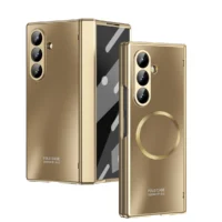 For Samsung Galaxy Z Fold 7 Case Hard Plating Magnetic Wireless Charging Protective Back Cover Case For Z Fold7 6 5 Phone Shell Featured For Samsung Galaxy Z Fold 7 Case Hard Plating Magnetic Wireless Charging Protective Back Cover Case For Z Fold7 6 5 Phone Shell Featured