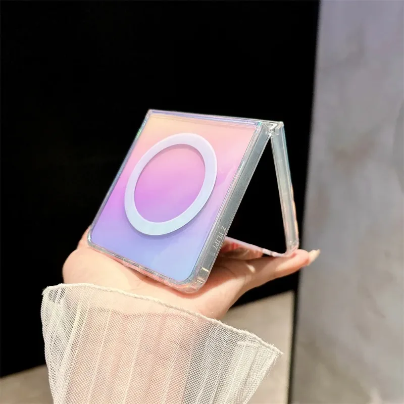 For Samsung Z Flip Fold 7 6 For Magsafe Colorful Phone Case For Galaxy Zflip Zfold 5 4 3 5g Gradient Clear Acrylic Back Cover Gallery 5 For Samsung Z Flip Fold 7 6 For Magsafe Colorful Phone Case For Galaxy Zflip Zfold 5 4 3 5g Gradient Clear Acrylic Back Cover Gallery 5