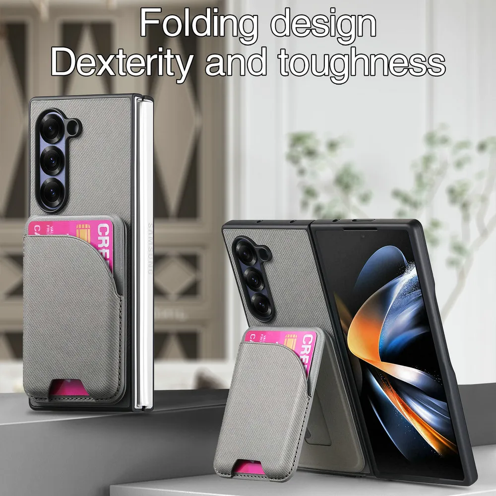 For Samsung Z Fold7 Fold 6 5 4 3 5g 2in1 Detachable Leather Card Case For Samsung Galaxy Z Fold 7 Etui Z Fold6 5 4 3 Back Cover Gallery 1 For Samsung Z Fold7 Fold 6 5 4 3 5g 2in1 Detachable Leather Card Case For Samsung Galaxy Z Fold 7 Etui Z Fold6 5 4 3 Back Cover Gallery 1