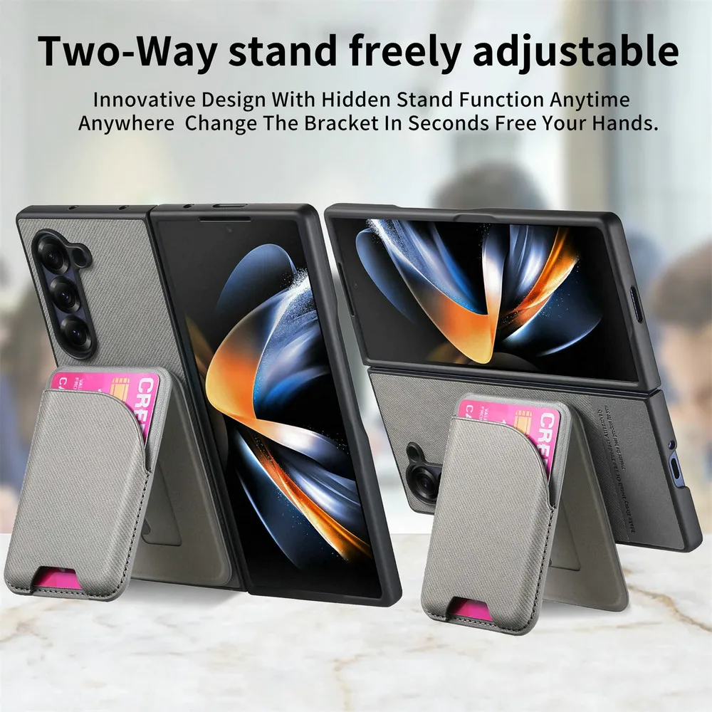 For Samsung Z Fold7 Fold 6 5 4 3 5g 2in1 Detachable Leather Card Case For Samsung Galaxy Z Fold 7 Etui Z Fold6 5 4 3 Back Cover Gallery 4 For Samsung Z Fold7 Fold 6 5 4 3 5g 2in1 Detachable Leather Card Case For Samsung Galaxy Z Fold 7 Etui Z Fold6 5 4 3 Back Cover Gallery 4