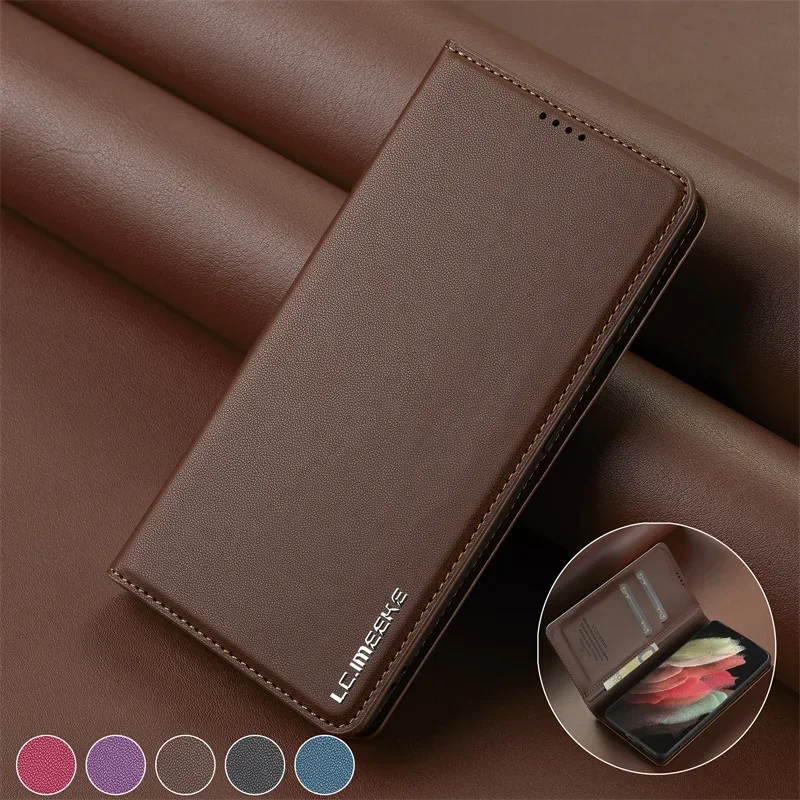 Funda Z Flip6 Fold 6 Coque For Samsung Galaxy Z Fold6 Fold5 Fold4 Flip5 Flip4 3 Magnetic Leather Long Strap Bag Phone Case Shell Featured