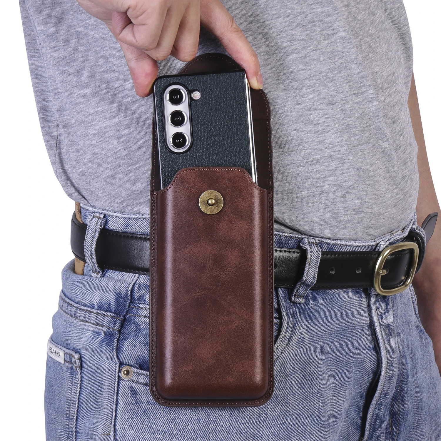 Luxury Leather Belt Clip Case Men Waist Bag For Samsung Galaxy Z Fold 7 6 5 4 3 2 5g Fold7 Fold6 Fold5 Fold3 Holster Pouch Cover Gallery 1 Luxury Leather Belt Clip Case Men Waist Bag For Samsung Galaxy Z Fold 7 6 5 4 3 2 5g Fold7 Fold6 Fold5 Fold3 Holster Pouch Cover Gallery 1