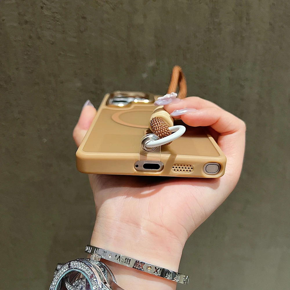 Metal Stand Camera Protector Phone Case For Samsung S25 Ultra S24 Plus S23 Fe A56 A16 A36 For Magsafe Magnetic Wrist Strap Cover Gallery 3 Metal Stand Camera Protector Phone Case For Samsung S25 Ultra S24 Plus S23 Fe A56 A16 A36 For Magsafe Magnetic Wrist Strap Cover Gallery 3