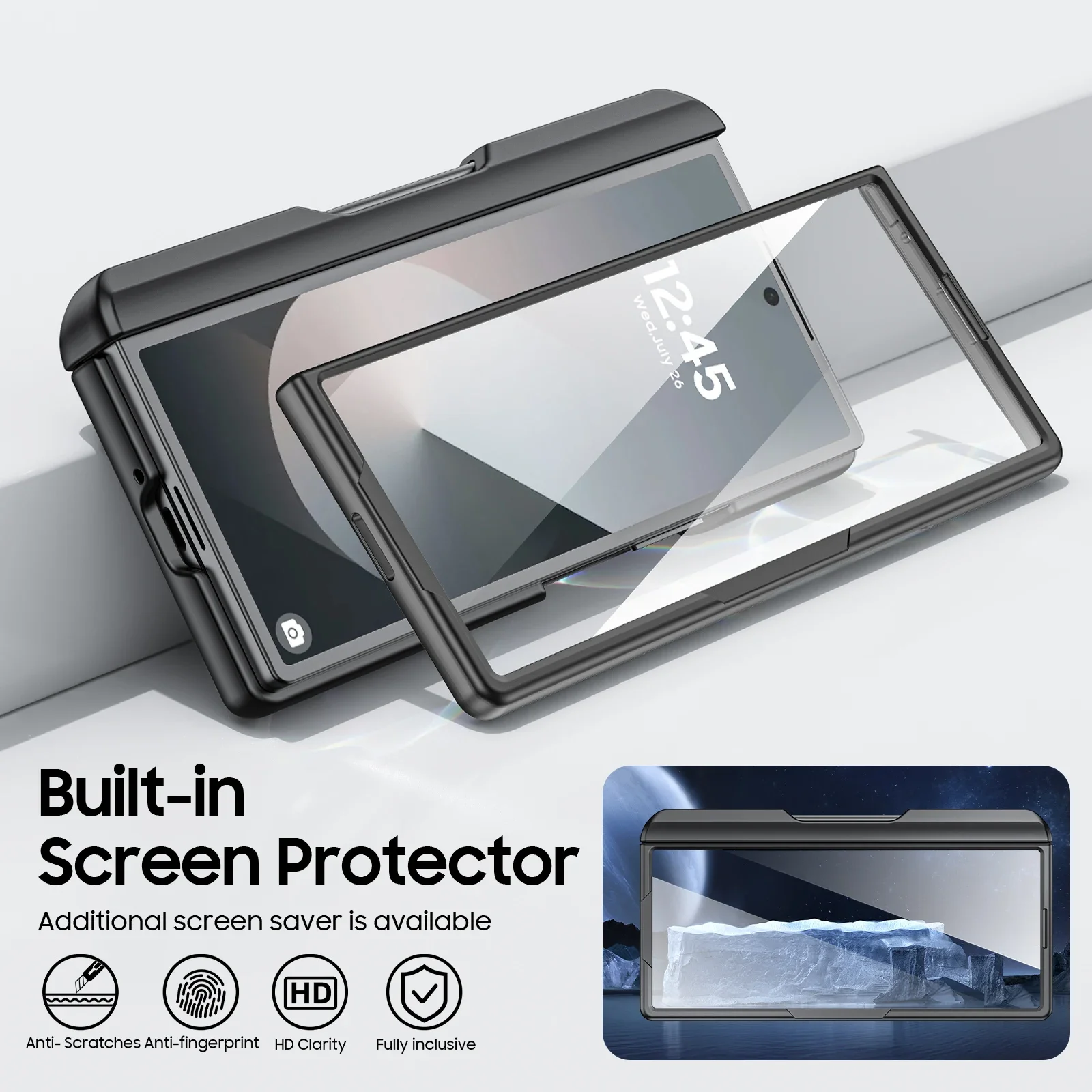 Mothers Day Giftfor Galaxy Z Fold 6 Shockproof Phone Caseback Card Packintegrated Pen Slotfull Coverage 9h Protective Film Gallery 4 Mothers Day Giftfor Galaxy Z Fold 6 Shockproof Phone Caseback Card Packintegrated Pen Slotfull Coverage 9h Protective Film Gallery 4