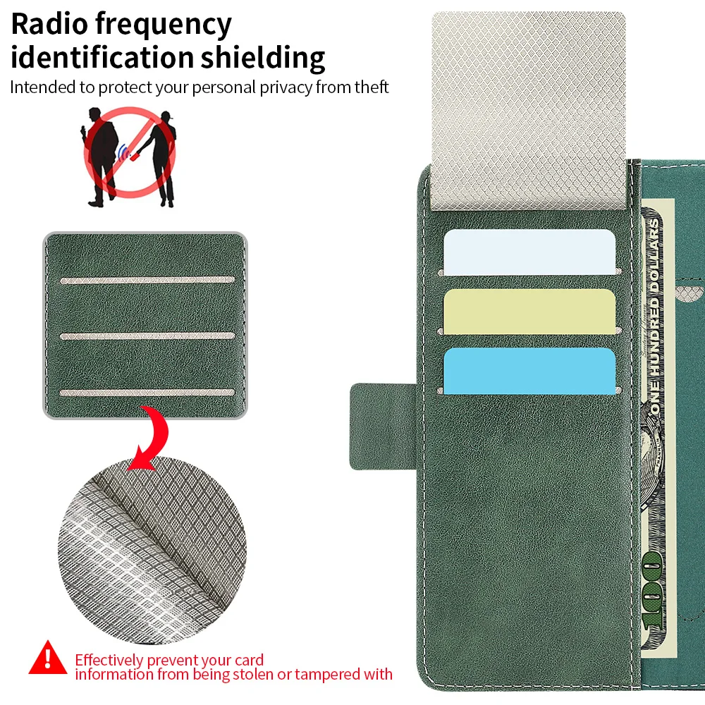 Pu Leather Flip Wallet Phone Case For Galaxy Z Fold 7 6 5 With Rfid Blocking Feature And Adjustable Wristband Kickstand Holder Gallery 5 Pu Leather Flip Wallet Phone Case For Galaxy Z Fold 7 6 5 With Rfid Blocking Feature And Adjustable Wristband Kickstand Holder Gallery 5