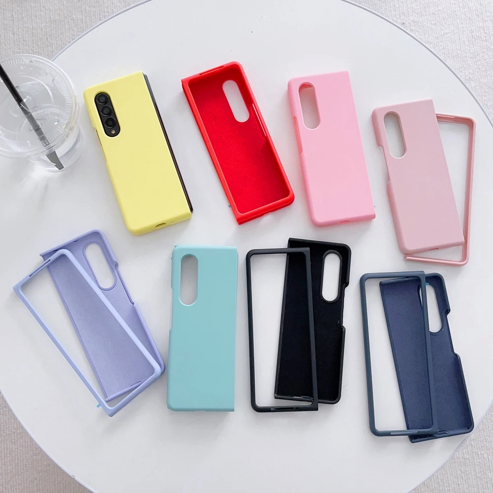 Soft Silicone Case For Samsung Galaxy Z Fold 6 5 4 3 Multi Color Shockproof Phone Cover Shell Featured