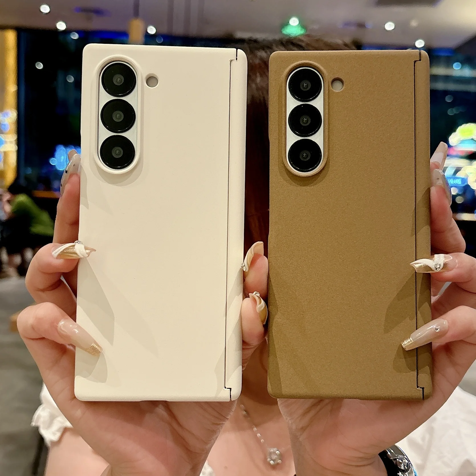 Solid Color Matte Hinge Protective Cover For Samsung Galaxy Z Fold7 6 Anti Fingerprints Case For Samsung Z Fold 5 4 3 Hard Shell Gallery 1 Solid Color Matte Hinge Protective Cover For Samsung Galaxy Z Fold7 6 Anti Fingerprints Case For Samsung Z Fold 5 4 3 Hard Shell Gallery 1