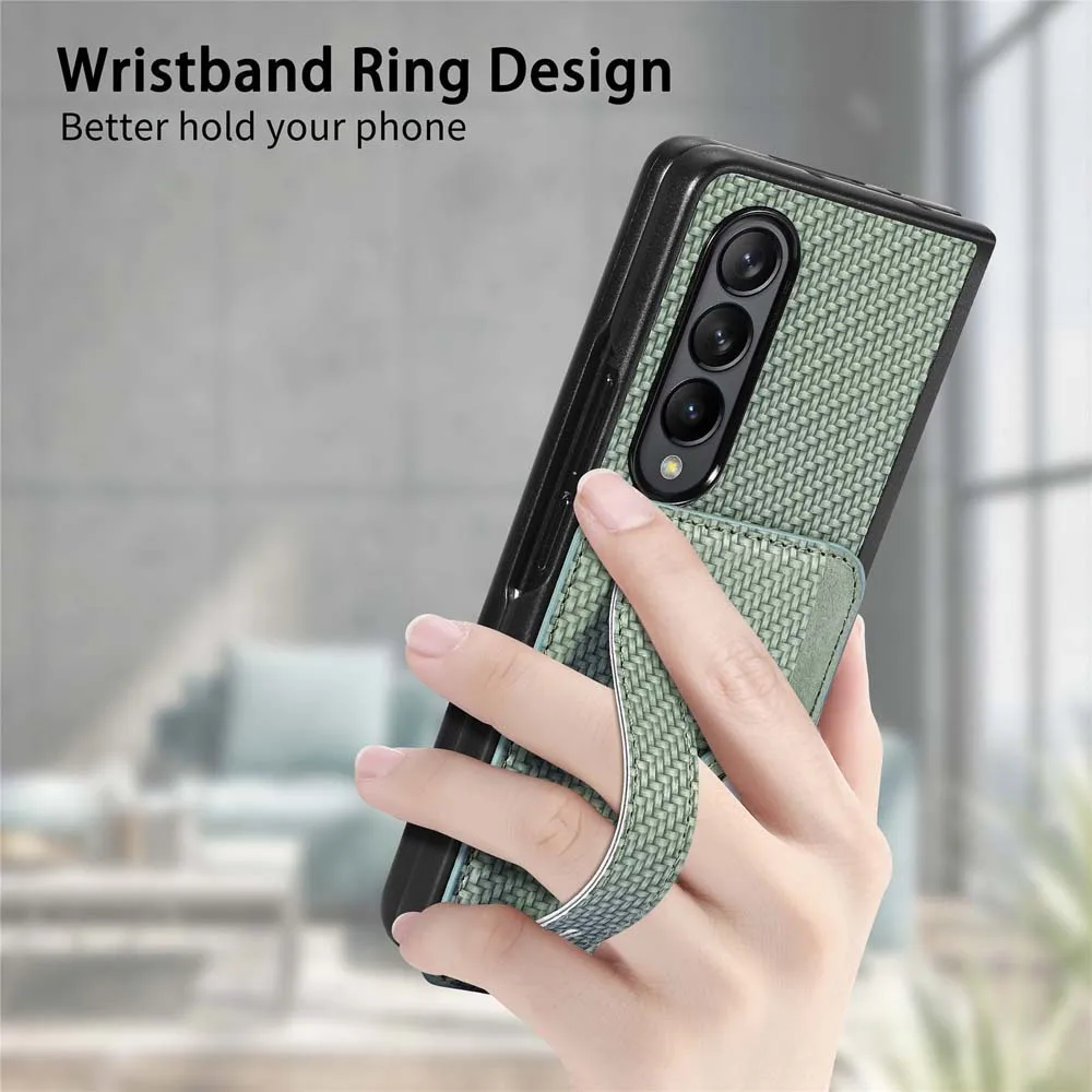 Stand Case For Samsung Galaxy Z Fold 5 4 3 2 Cover Pu Leather Wallet Card Pocket Shockproof Fold Shell Matte Ring Holder Fundas Gallery 2 Stand Case For Samsung Galaxy Z Fold 5 4 3 2 Cover Pu Leather Wallet Card Pocket Shockproof Fold Shell Matte Ring Holder Fundas Gallery 2