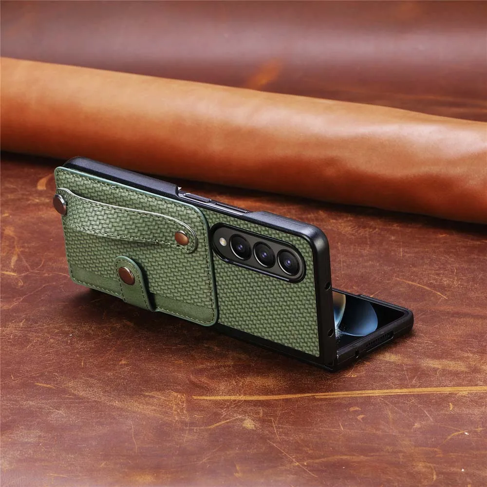 Stand Case For Samsung Galaxy Z Fold 5 4 3 2 Cover Pu Leather Wallet Card Pocket Shockproof Fold Shell Matte Ring Holder Fundas Gallery 4 Stand Case For Samsung Galaxy Z Fold 5 4 3 2 Cover Pu Leather Wallet Card Pocket Shockproof Fold Shell Matte Ring Holder Fundas Gallery 4