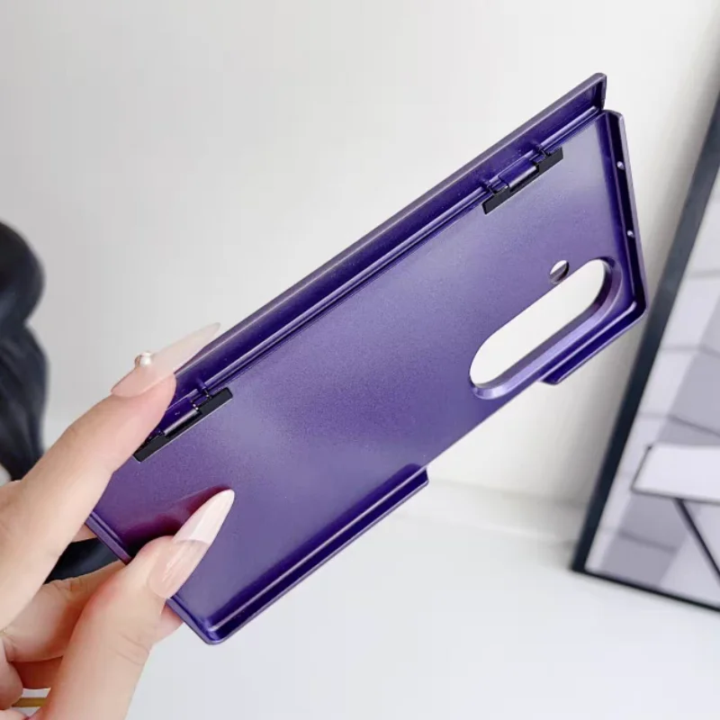 With Screen Film Protector Case For Samsung Galaxy Z Fold 7 Spring Hinge Protective Cover For Samsung Z Fold 6 5 4 3 Hard Cases Gallery 3 With Screen Film Protector Case For Samsung Galaxy Z Fold 7 Spring Hinge Protective Cover For Samsung Z Fold 6 5 4 3 Hard Cases Gallery 3