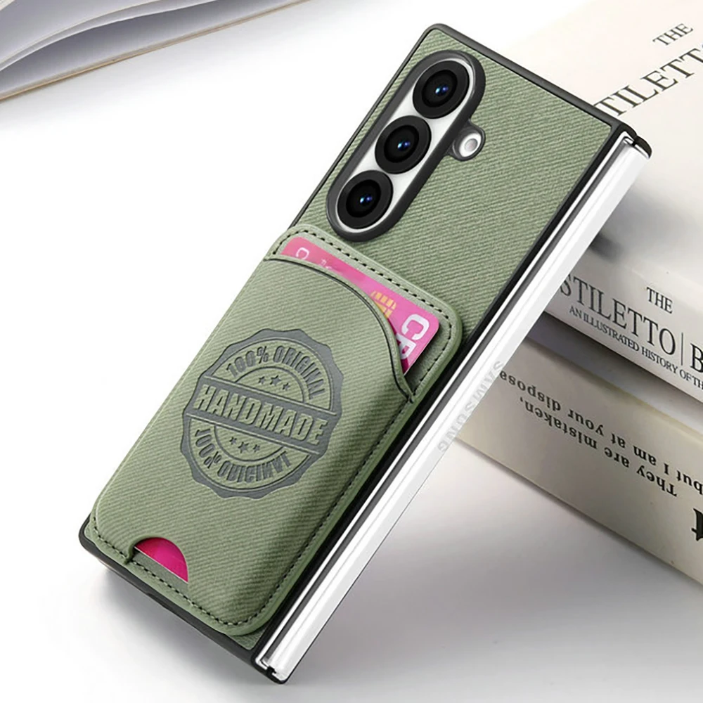 Z Fold7 5g 2025 2in1 Detachable Leather Card Case For Samsung Galaxy Z Fold 7 Magnet Back Cover For Galaxy Z Fold 6 5 4 3 Funda Featured