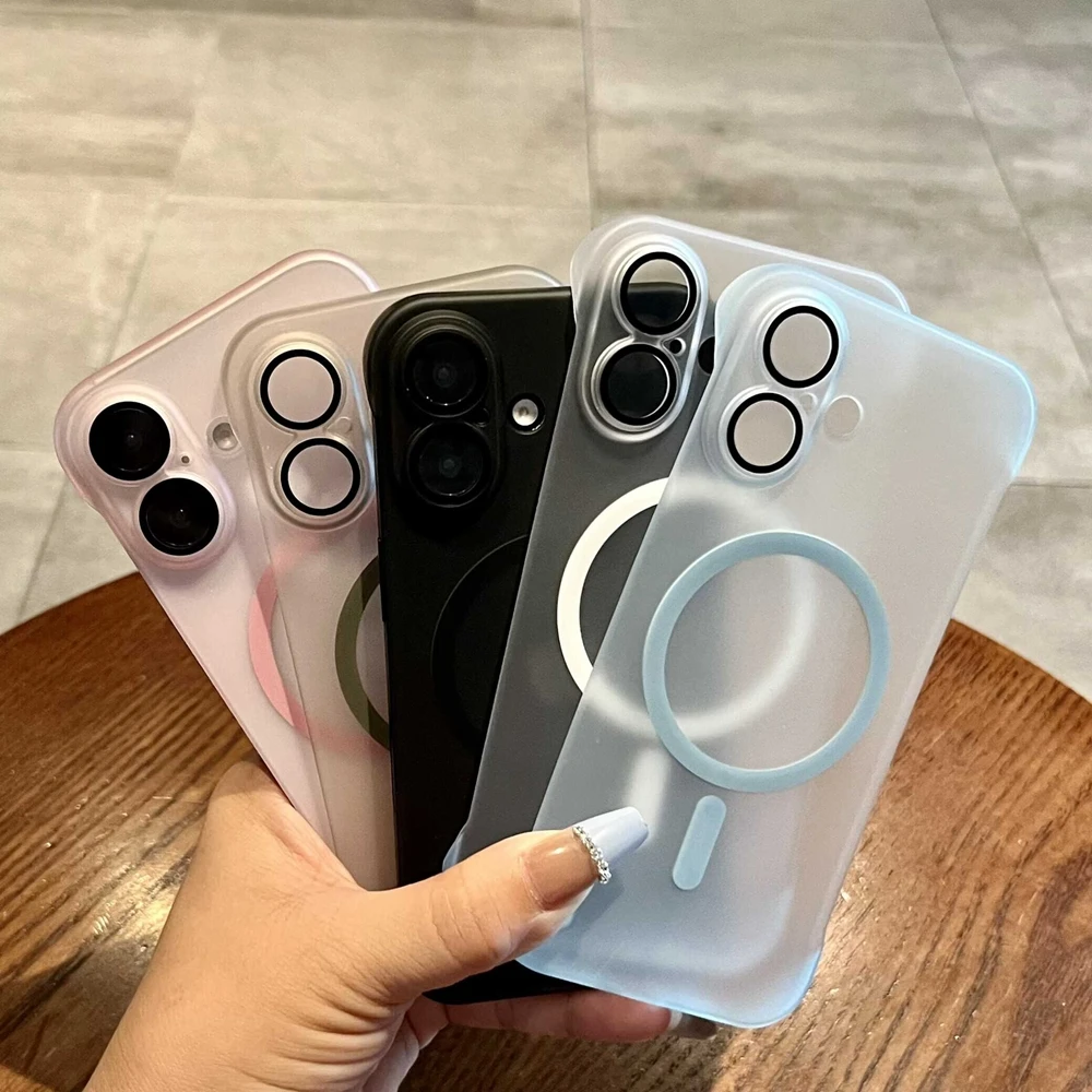 For Iphone 16 Pro Max Frameless Case Heat Radiation Borderless Slim Matte Magsafe Case For Iphone 11 12 13 14 15 Pro Max 16 Plus Gallery 1 For Iphone 16 Pro Max Frameless Case Heat Radiation Borderless Slim Matte Magsafe Case For Iphone 11 12 13 14 15 Pro Max 16 Plus Gallery 1