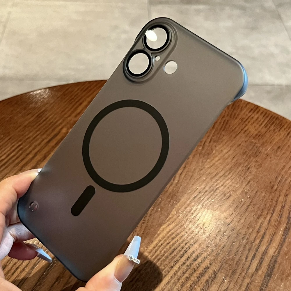 For Iphone 16 Pro Max Frameless Case Heat Radiation Borderless Slim Matte Magsafe Case For Iphone 11 12 13 14 15 Pro Max 16 Plus Gallery 2 For Iphone 16 Pro Max Frameless Case Heat Radiation Borderless Slim Matte Magsafe Case For Iphone 11 12 13 14 15 Pro Max 16 Plus Gallery 2