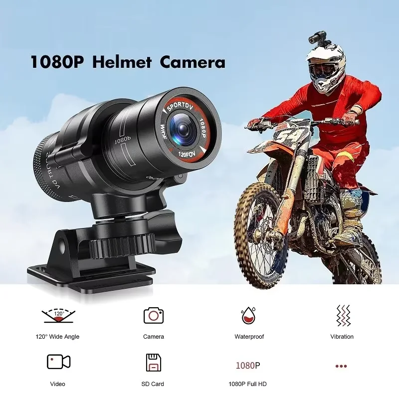 Hd 1080p Mini Bicycle Camera Waterproof Motorcycle Video Recorder Action Video Cam Digital Sport Helmet Bike Mtb Camcorder Featured
