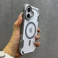 Hit Color Magnetic For Magesafe Wireless Charge Case For Iphone 17 Pro 16 13 14 12 15pro Max Transparent Shockproof Bumper Cover Featured