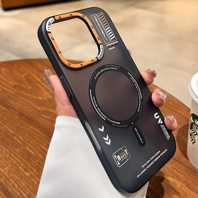 Matte Magnetic Magsafe Case For Iphone 16 Plus 15 13 12 14 16 Pro Max Wireless Charging Frosted Metal Lens Frame Buttons Cover Gallery 2 Matte Magnetic Magsafe Case For Iphone 16 Plus 15 13 12 14 16 Pro Max Wireless Charging Frosted Metal Lens Frame Buttons Cover Gallery 2