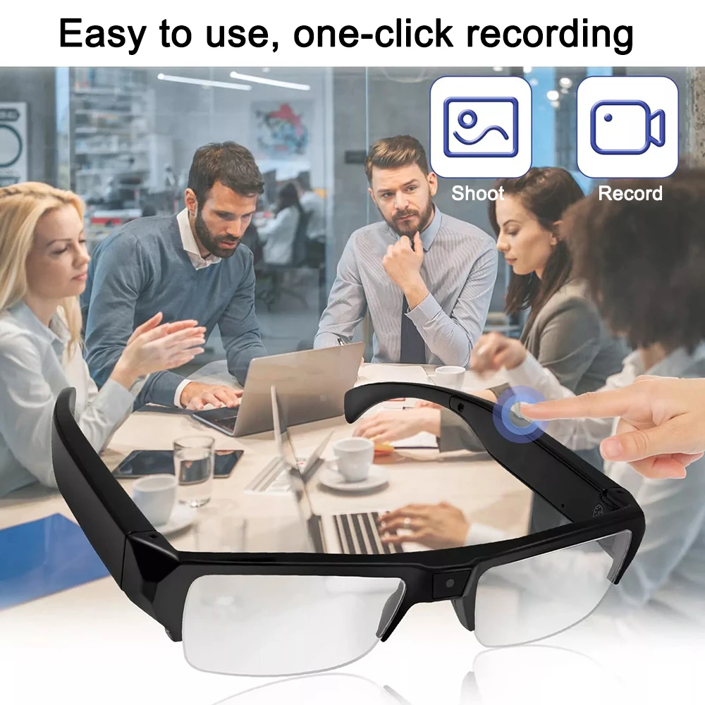 Mini Camera 1080p Hd Smart Glasses Camera Portable Driving Bike Vcr Camera Sports Camera Glasses For Conference Cycling Gallery 1 Mini Camera 1080p Hd Smart Glasses Camera Portable Driving Bike Vcr Camera Sports Camera Glasses For Conference Cycling Gallery 1