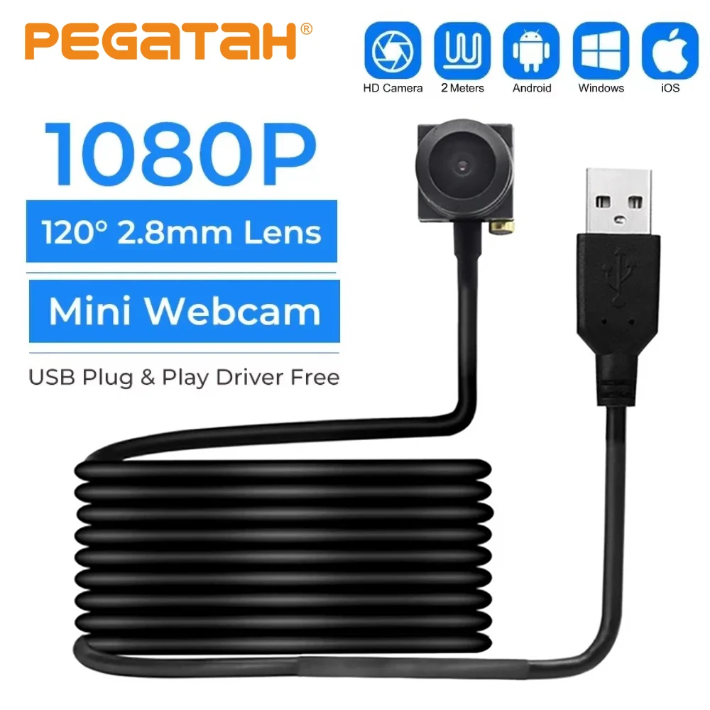 Mini Usb Camera Webcam With 2 8 3 7mm Lens 1080p Hd Webcams For Pc Mini Camera Cctv Outdoor Video Security Camcorder Featured