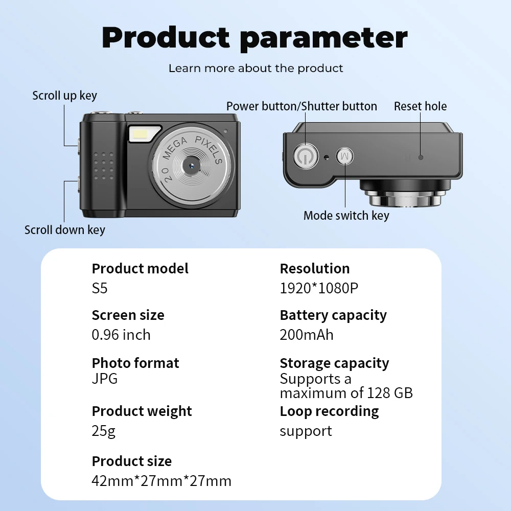 S5 Retro Mini Camera With Screen Cmos Indoor Home Outdoor Hd 1080p Sports Portable Very Small Video Recorder For Kids Gift Gallery 5 S5 Retro Mini Camera With Screen Cmos Indoor Home Outdoor Hd 1080p Sports Portable Very Small Video Recorder For Kids Gift Gallery 5
