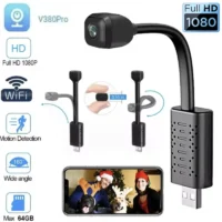 V380 Pro Mini Camera 1080p Hd Usb Wireless Samll Cameras Night Vision Motion Detection Surveillance Micro Cam Remote Monitoring Featured