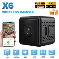 X6 Mini Ip Camera Wifi Sports Camera Hd 1080p Wireless Security Surveillance Built In Battery Night Vision Smart Home Micro Cam Featured