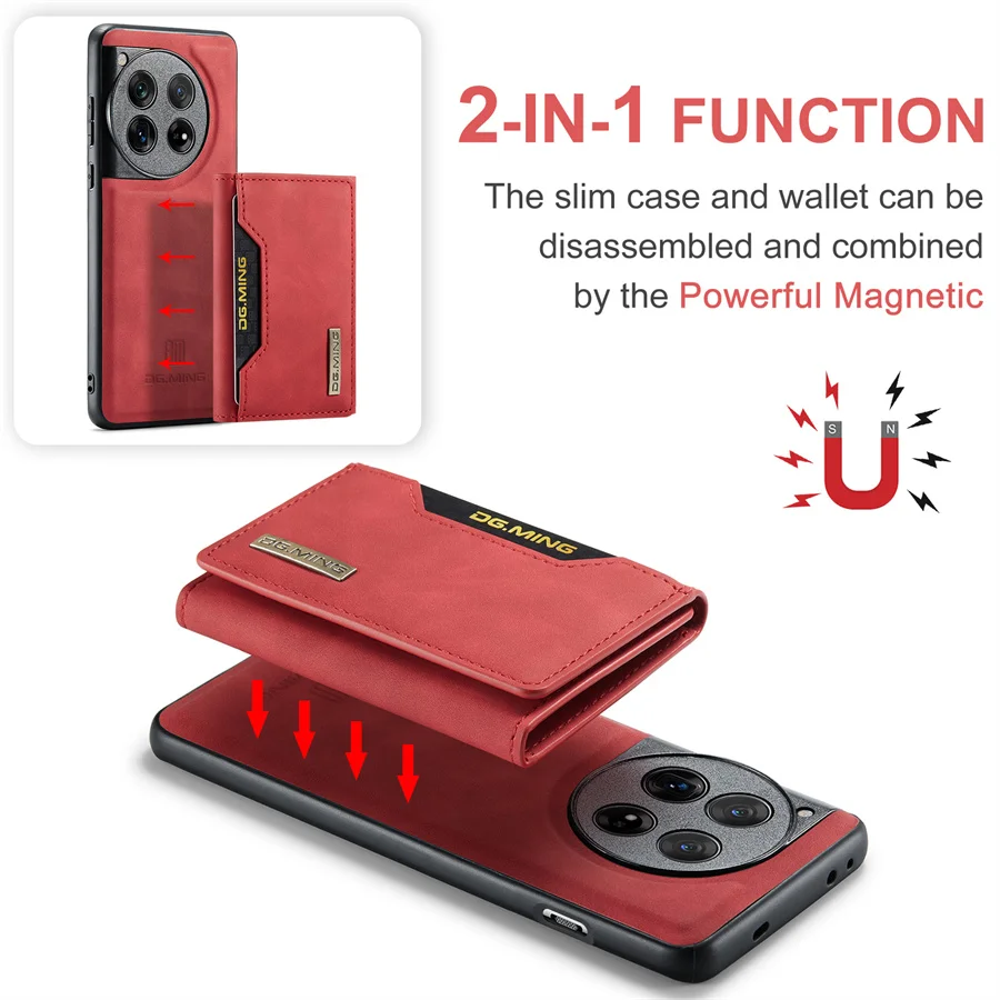 2 In 1 Magnetic Detachable Leather Wallet Case For Oneplus 12 11 10r 10 Ace Pro 9r 9rt Kickstand Credit Card Holder Stand Cover Gallery 5 2 In 1 Magnetic Detachable Leather Wallet Case For Oneplus 12 11 10r 10 Ace Pro 9r 9rt Kickstand Credit Card Holder Stand Cover Gallery 5
